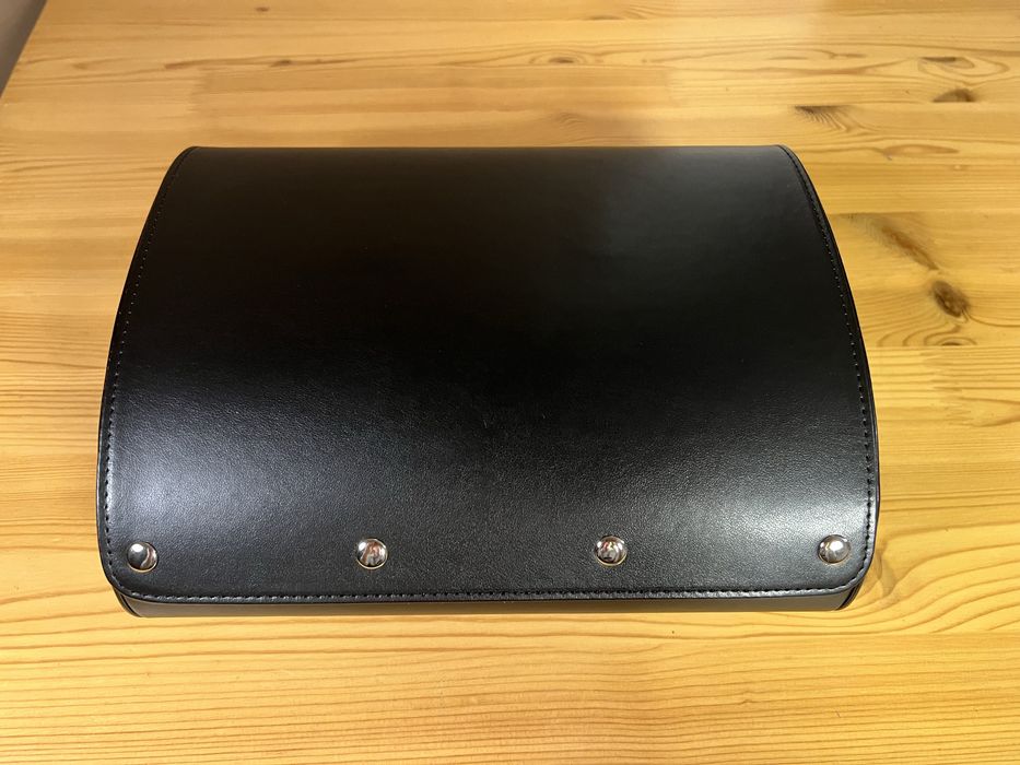 Etui na 6 zegarków Podróżne Skóra PU Czarny