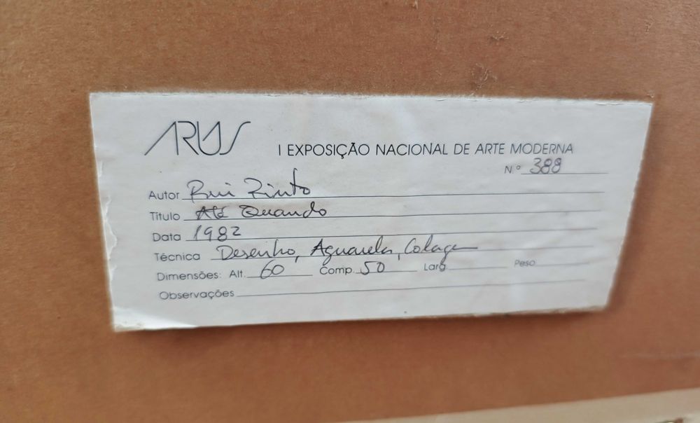 Quadro Técnica Mista Rui Pinto