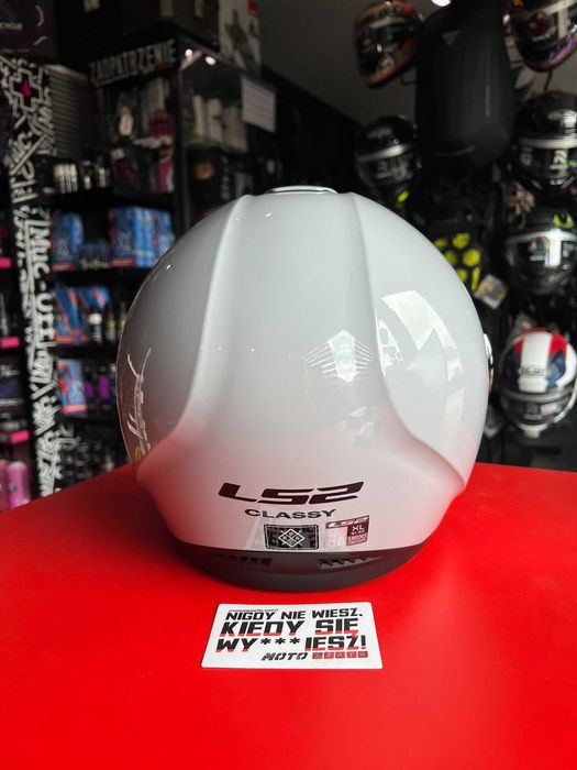 Kask motocyklowy LS2 OF620 CLASSY PEARL GREY 'XL/pytaj o dostępność