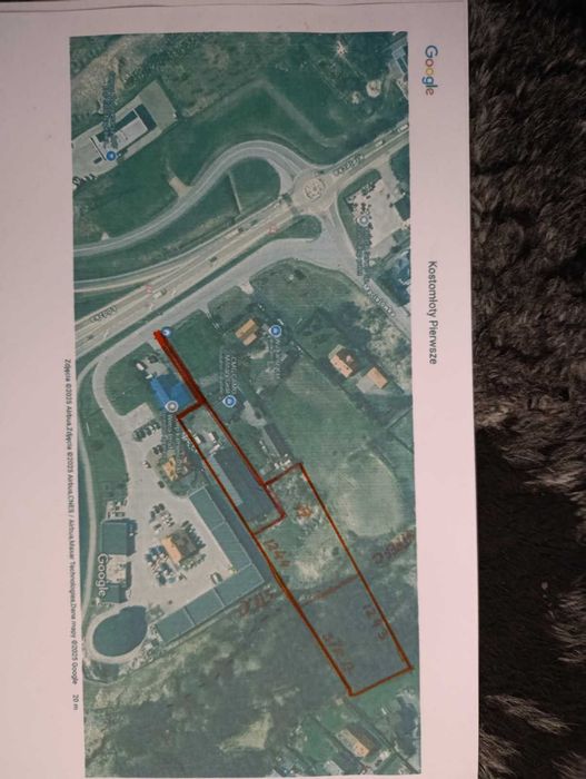 Działka inwestycyjna 8291 m² z halą/magazynem przy S7 – Kostomłoty Pierwsze - Vaizdas 2