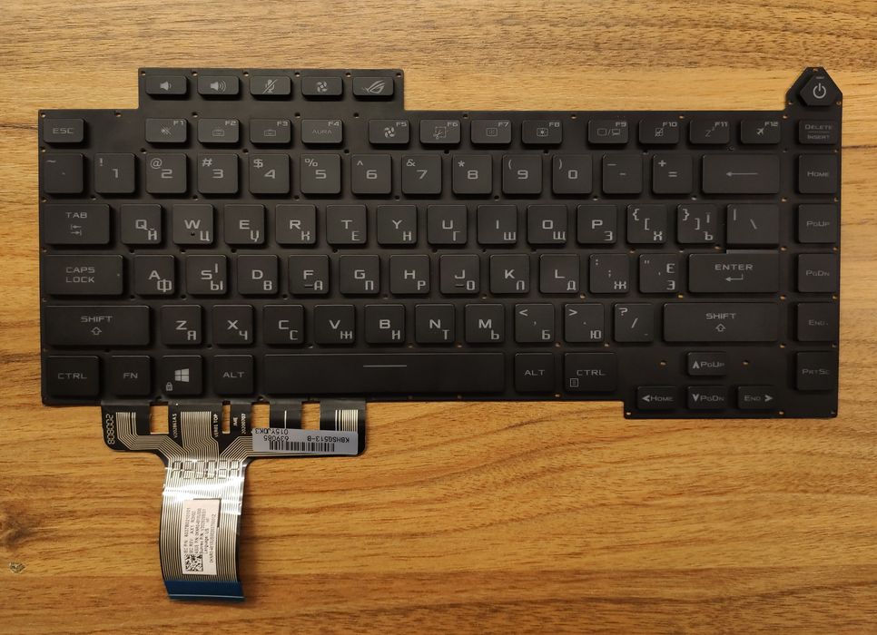 Клавіатура Asus 5r rog g15 2021 g513q g513qyqm g533