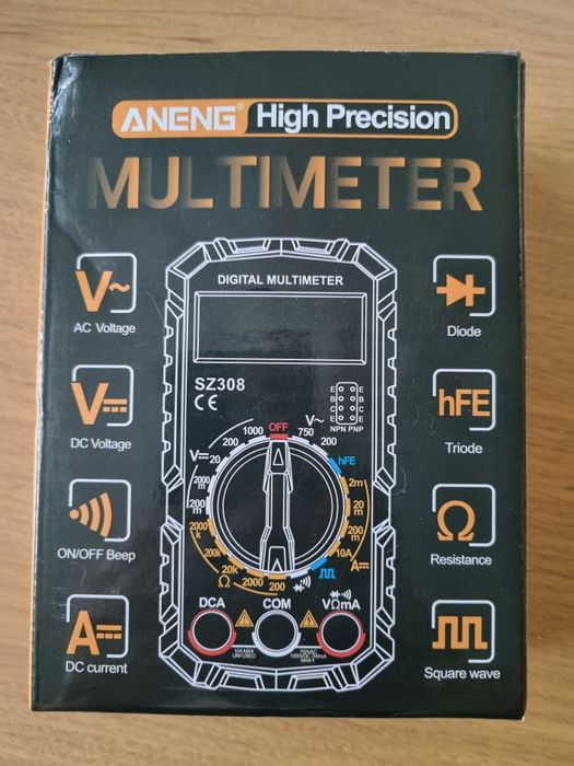 Miernik Multimetr Cyfrowy ANENG

Miernik Multimetr Cyfrowy ANENG SZ308