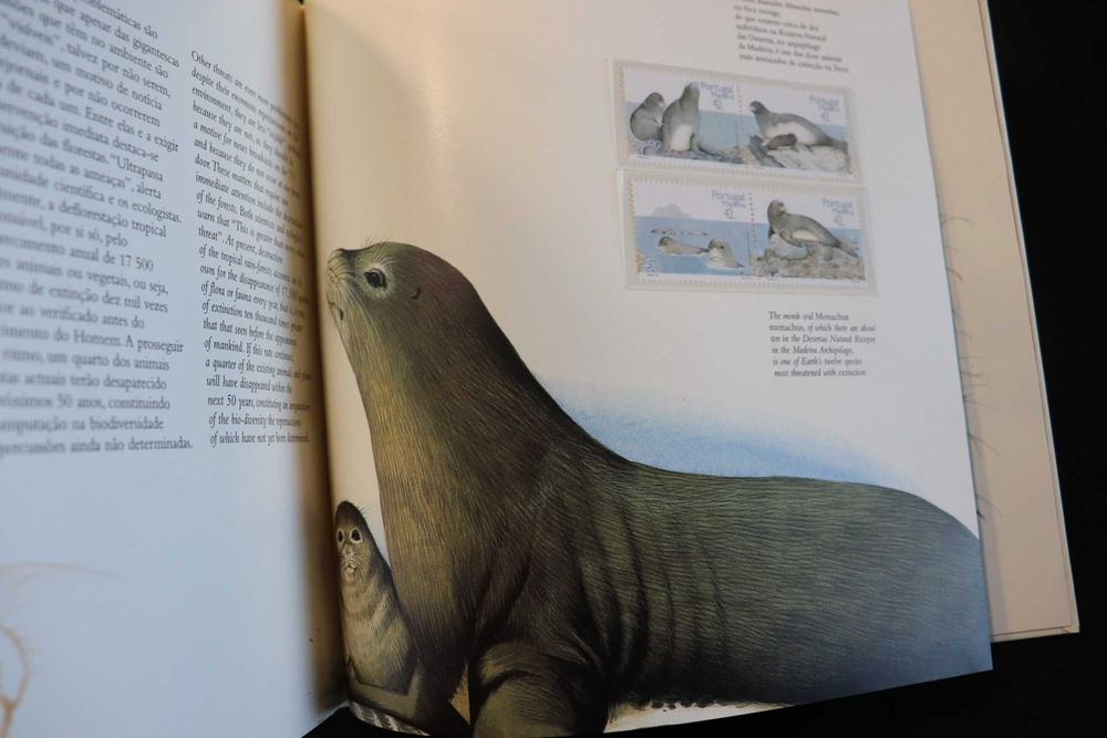 Livro dos CTT completo : "Conservação da Natureza" 39 selos