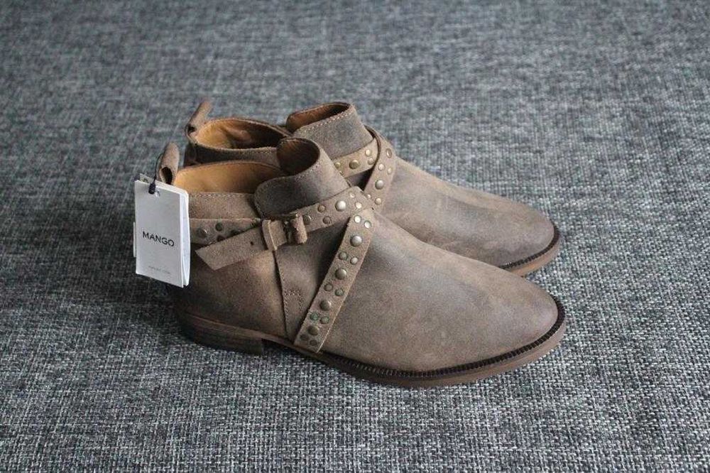 Ботинки Mango Оригінал нат шкіра Made in Portugal 39р