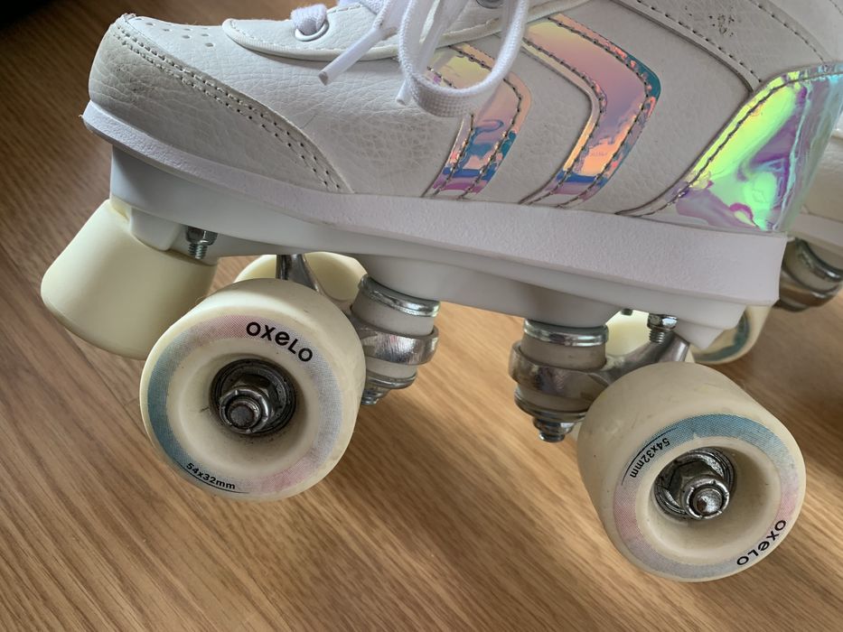 Patins OXELO 4 rodas Branco