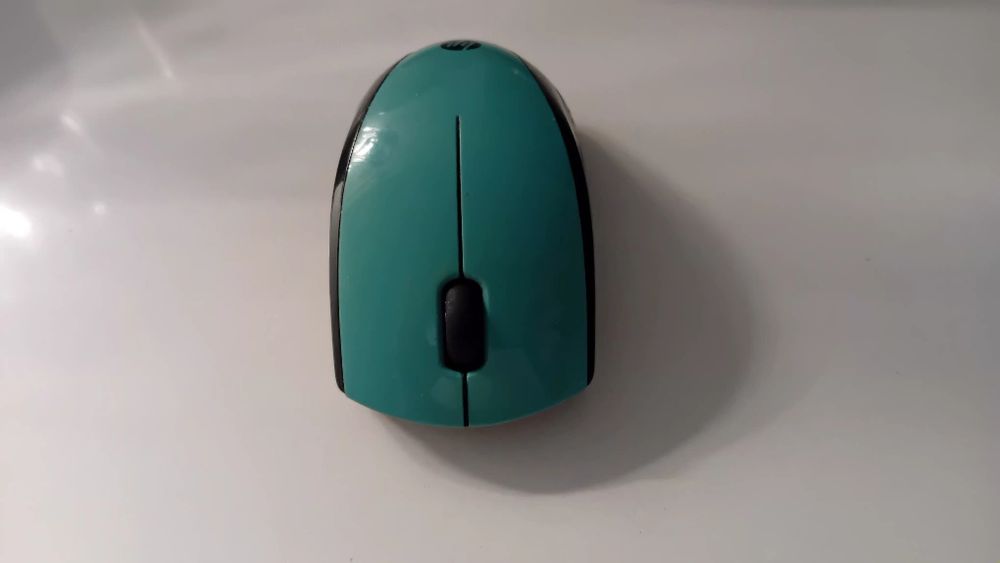 Mouse optico HP (azul/preto)