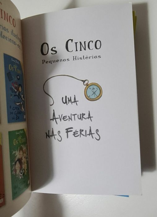 Livro "Os mini cinco" - n.° 1 Uma Aventura nas Férias