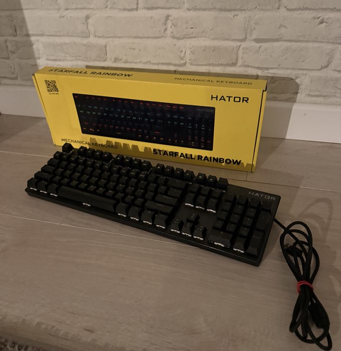 Ігрова клавіатура HATOR RGB з ідеальним станом