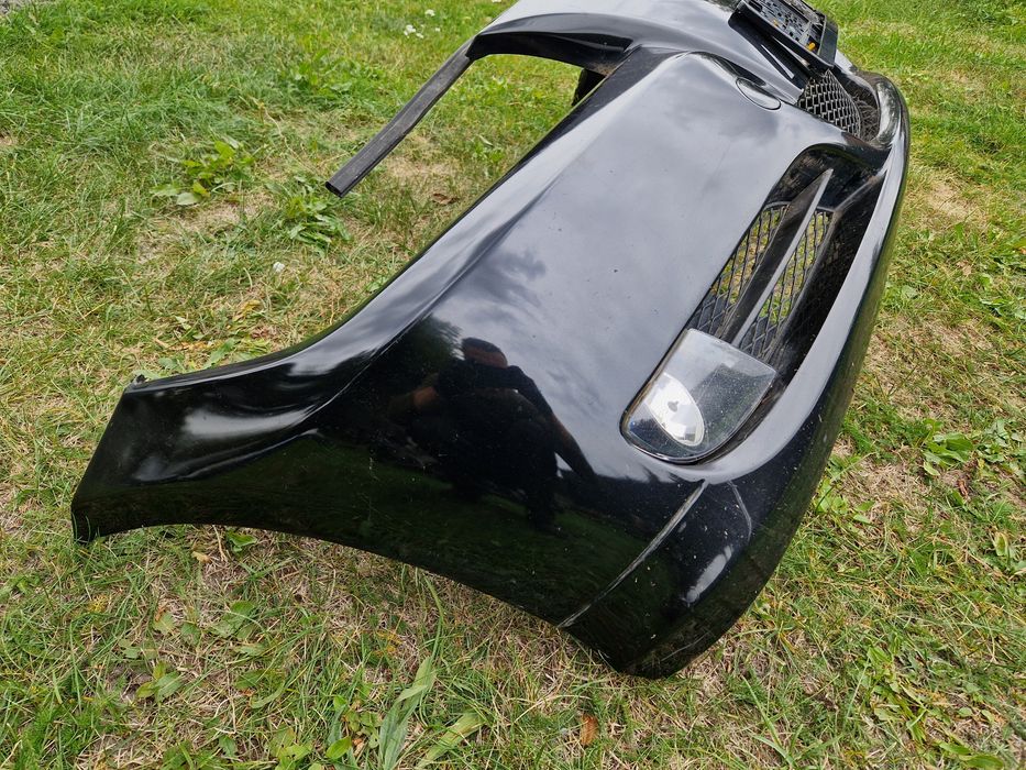 Zderzak przód lift  E90 E91 BMW 475/9 Black Sapphire Metallic Halogen Grill Kratka lci polift