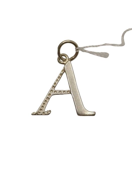Srebrna zawieszka litera A 925/1,34G