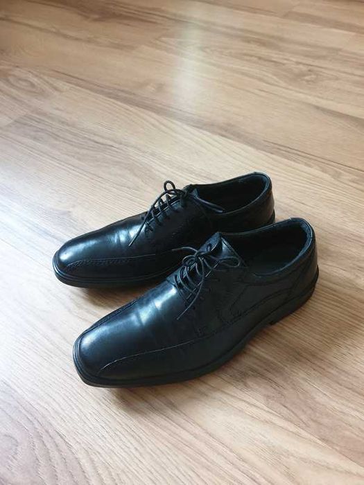 Eleganckie skórzane półbuty garniturowe 42 Vincenti