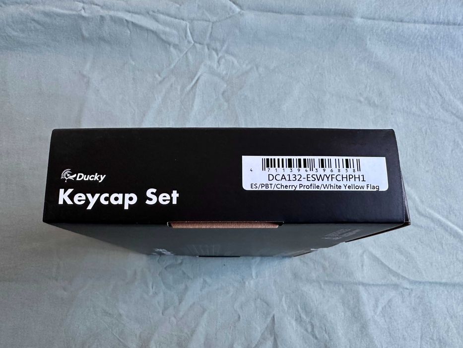 Conjunto de keycaps PBT Doubleshot Ducky ISO-ES español novo
