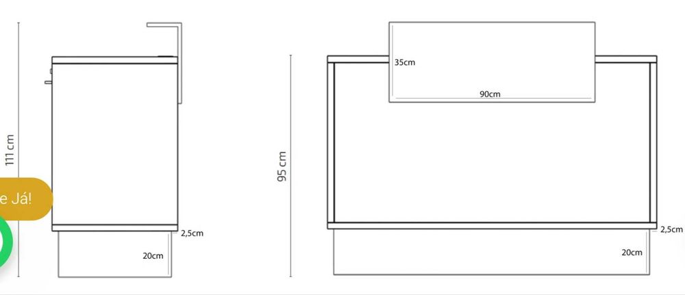 Recepção para salão/barbearia