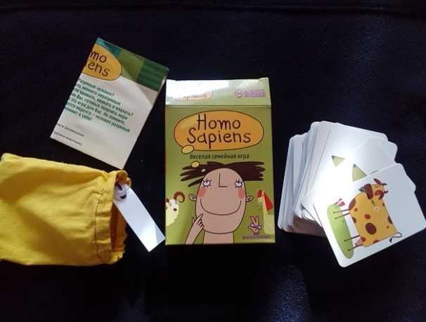 Весёлая семейная игра Homo Sapiens