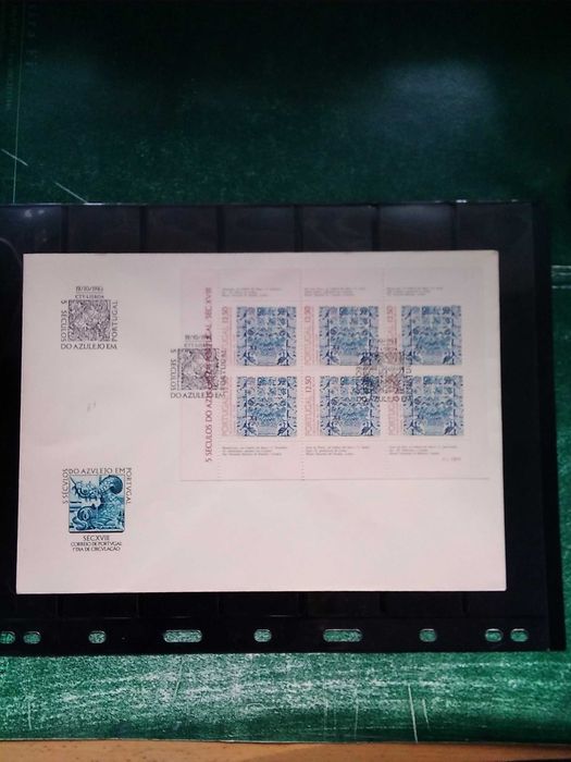 1983 FDC Do Bloco 5 Seculos Do Azulejo Em Portugal MNH **