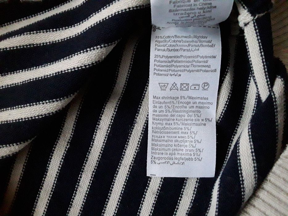 Modny sweterek w paski Vero Moda XL