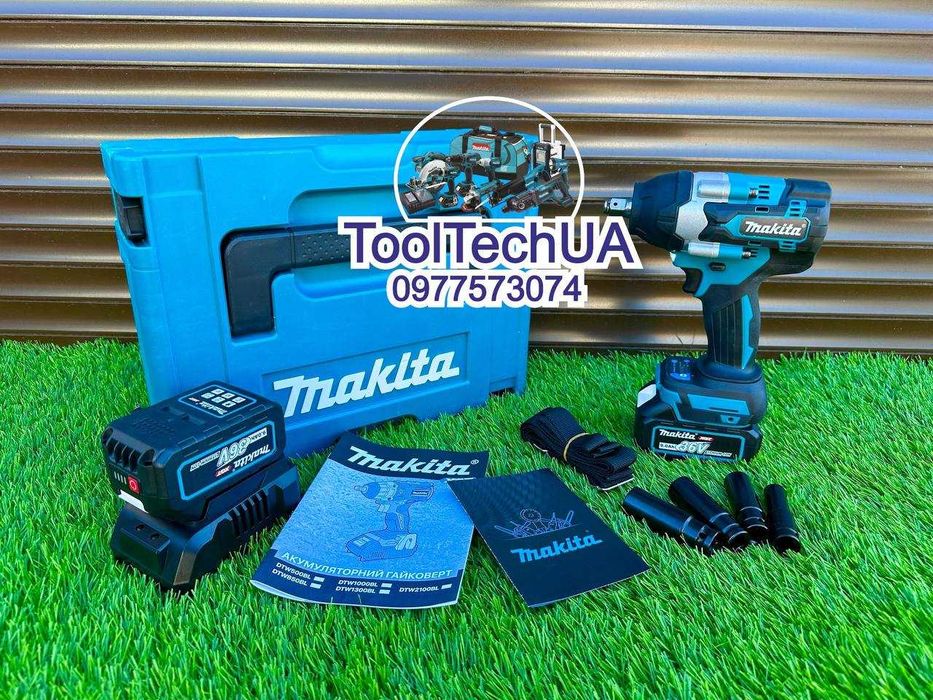 Безщітковий Ударний Акумуляторний Makita DTW850 BL З регулятором 36В