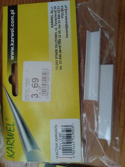 Karnisze PCV 250 i 210 cm