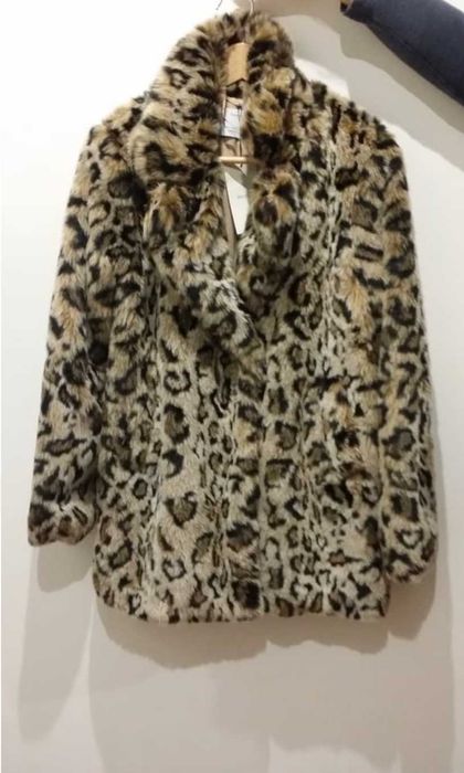 Casaco Padrão de Leopardo, fofinho, NOVO a ESTREAR*