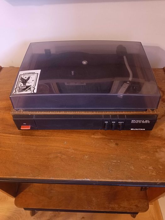Unitra gramofon Emanuel G-902 fs radio Amator 2 wraz z kolumnami
