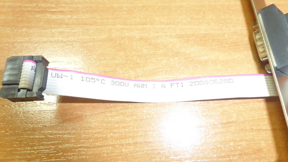 Планка COM-port, на задню панель