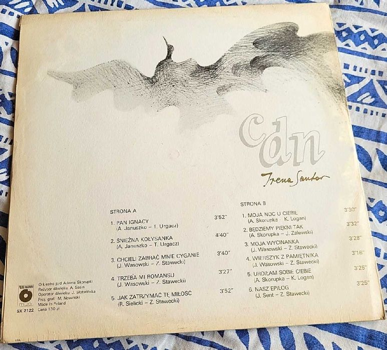 Irena Santor - Cdn . płyta winylowa z roku 1981