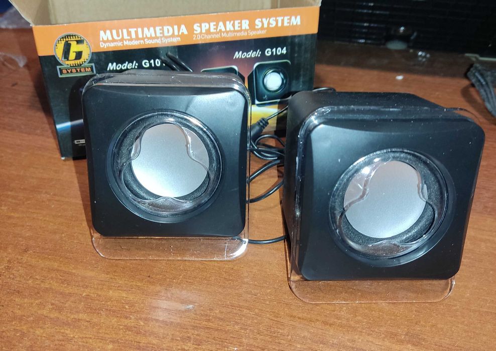 Колонки ЮСБ до ноутбука, компьютера 2х2,5 Вт. Наложка!