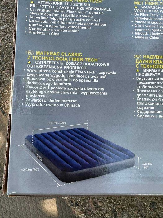 Надувний матрас Інтекс 152х203х25 (64759), надувной матрас Intex 64765