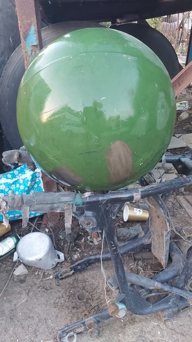 Титановый шар ёмкость для азота