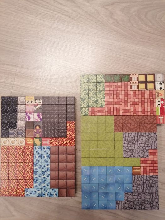 258szt klocki magnetyczne typu Minecraft (2 zestawy)