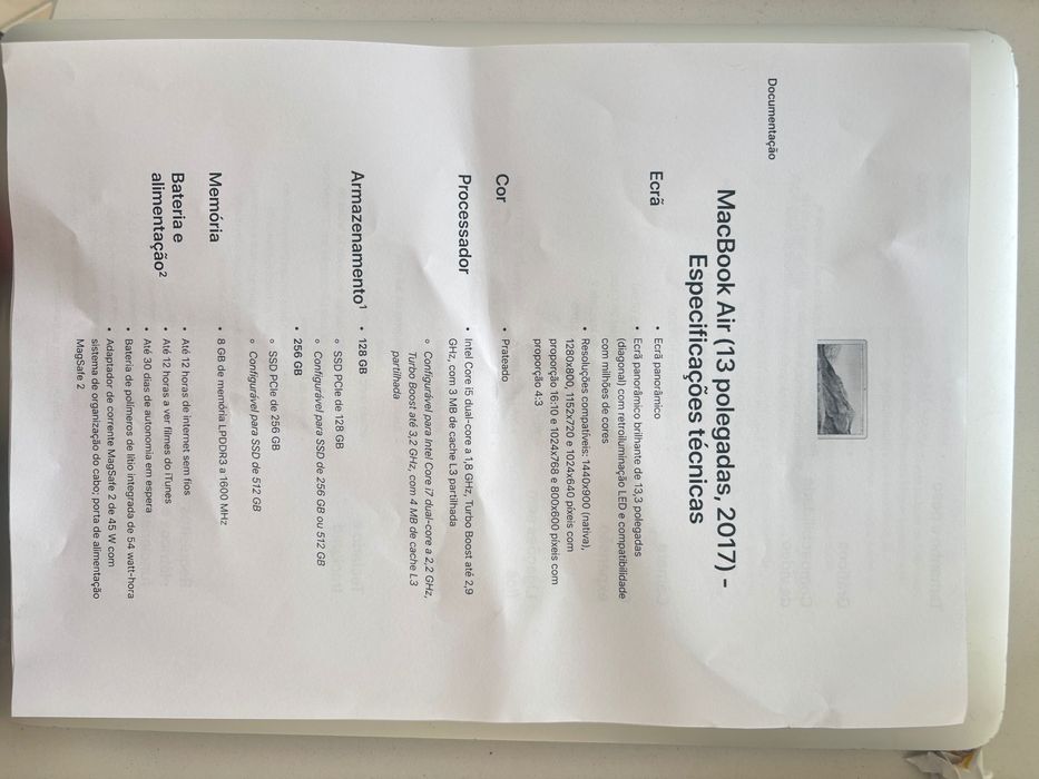 MacBook Air 13 ( pouco uso)