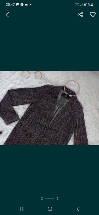 Nowy Płaszcz jesienny Cropp trencz płaszczyk przejściowy 34 xs