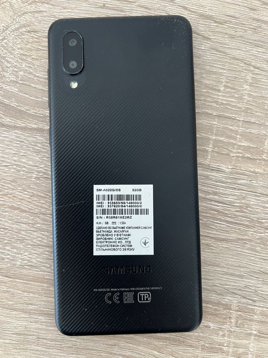 Телефон саммсунг А02