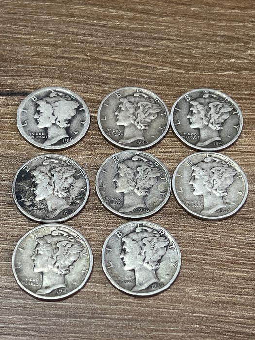 USA 10 Cent Silver