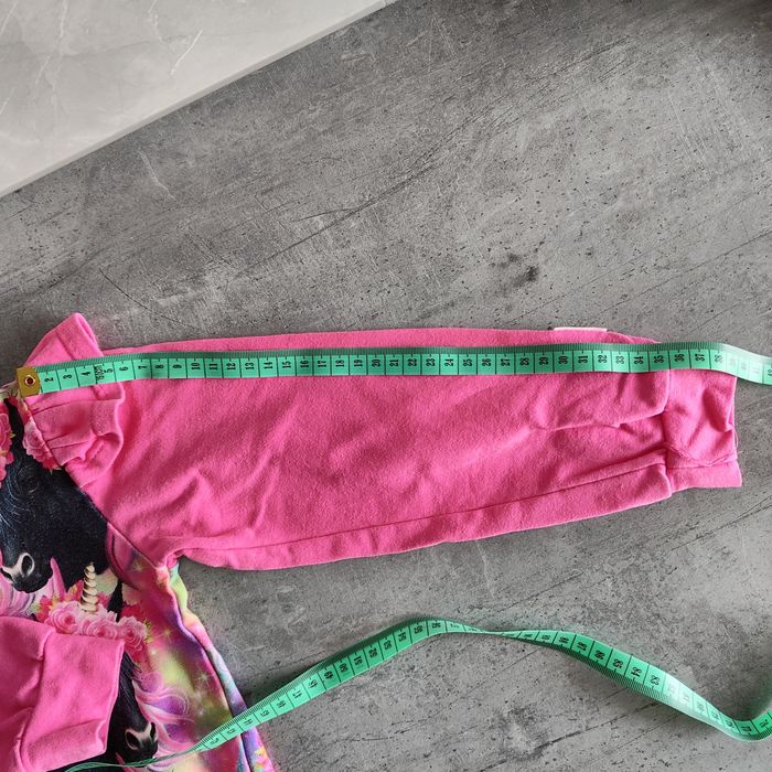 Zestaw La LoLa, bluza rozpinana/bomberka + spódniczka  Jednorożec