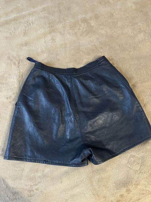 Шорты из натуральной кожи