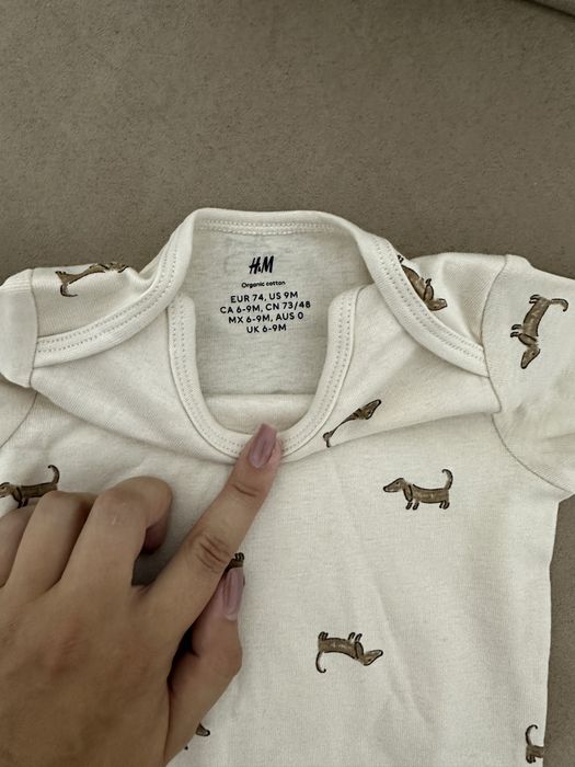 Боді нові H&M, hm для новонароджених