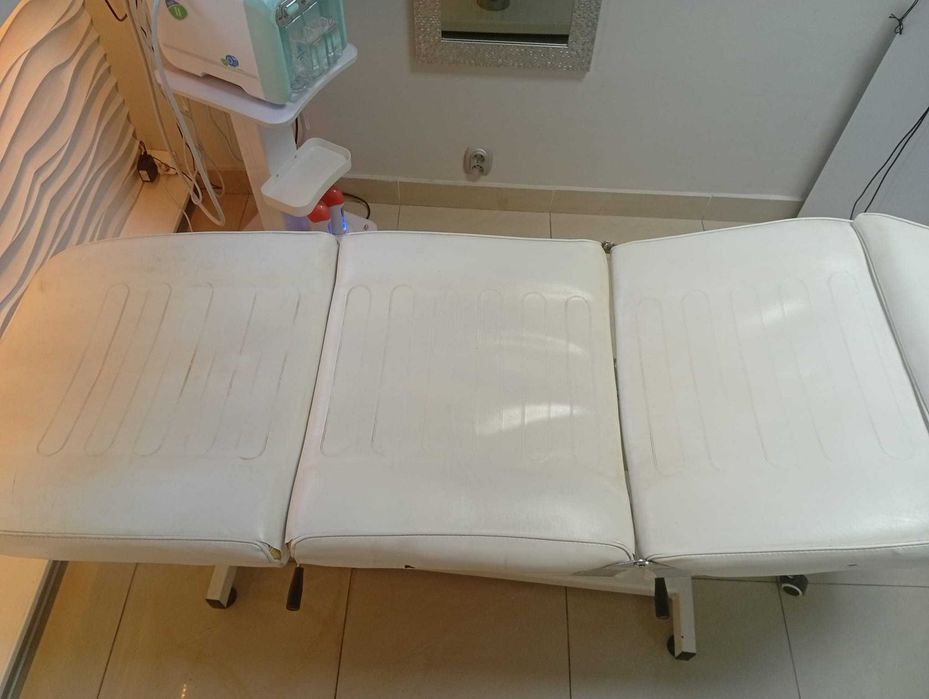Łóżko kosmetyczne + taboret kosmetyczny