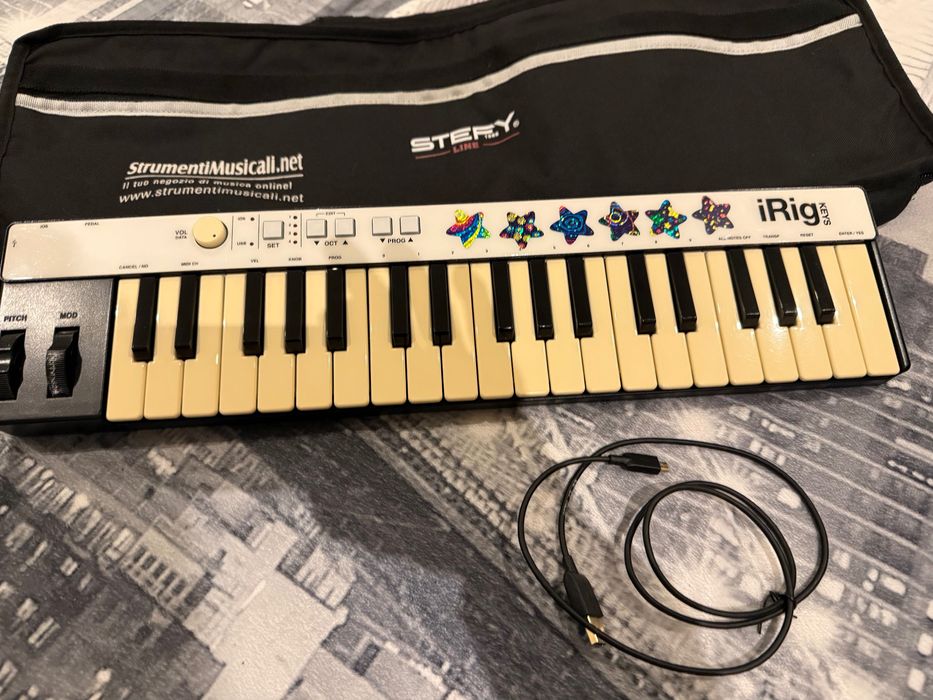 Controlador midi Irig Keys