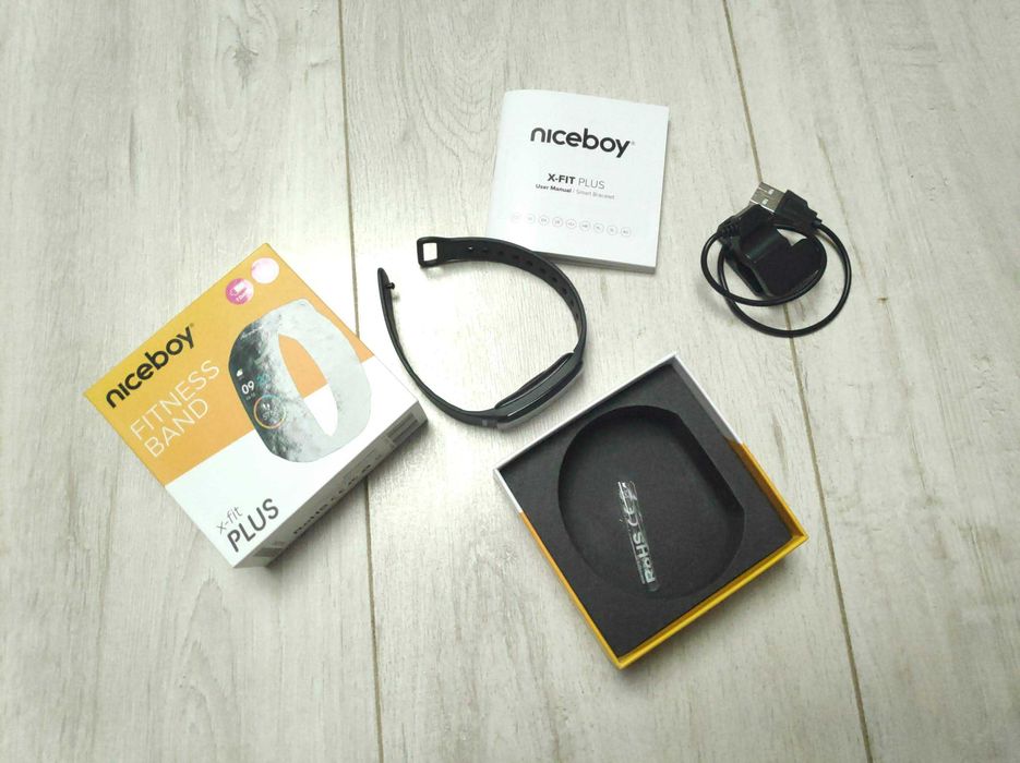 Smartband Niceboy X-fit plus, czarna