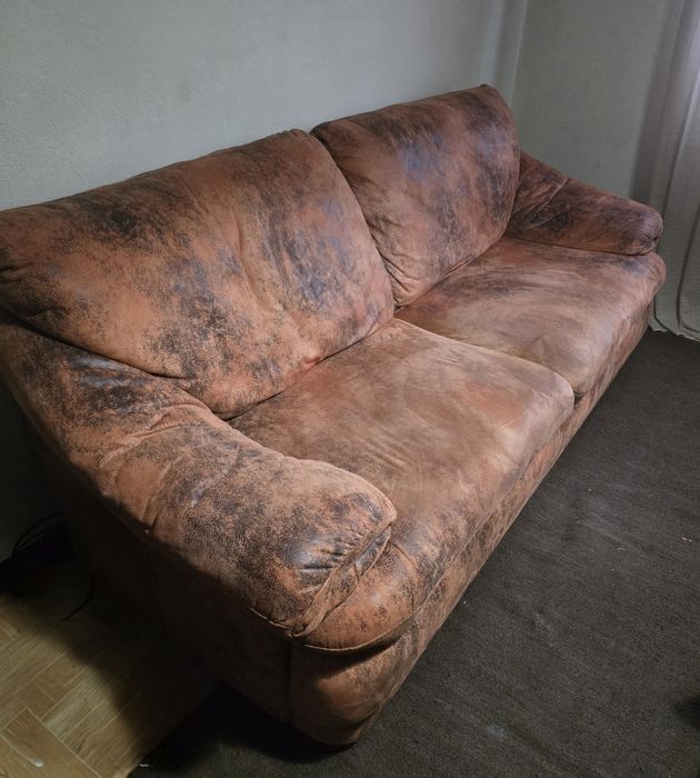 Sofá 3 lugares tecido anti nódoas
