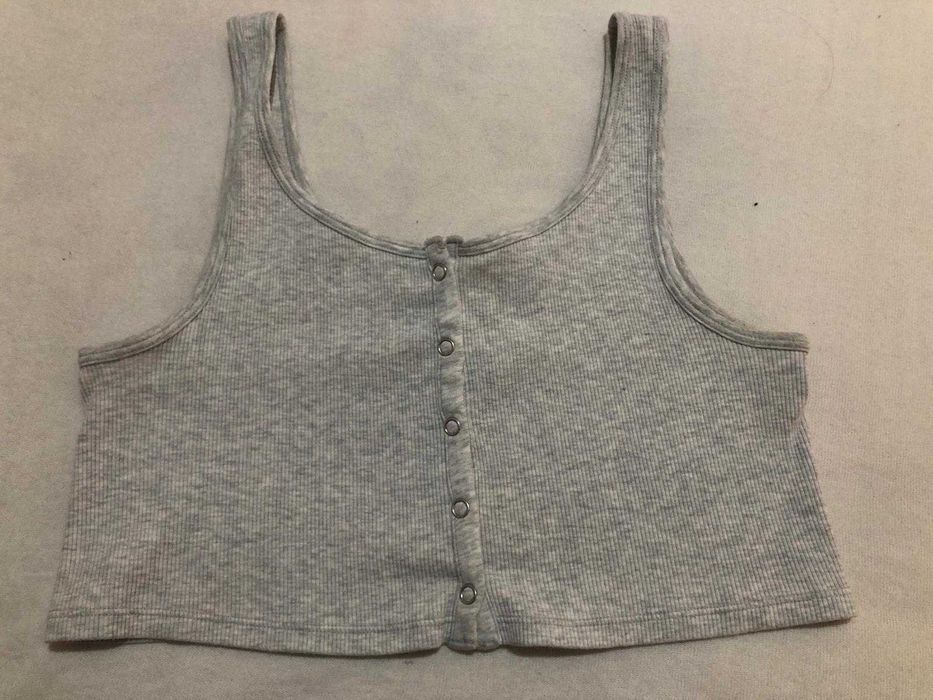 Top malha Cinza claro