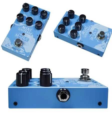 Pedal de efeitos M-VAVE mini universo guitarra elétrica