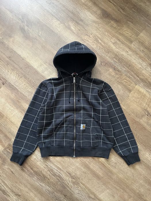 Sk8 y2k Vintage широкая Зип худи Carhartt