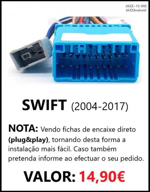 (NOVO) Rádio 2DIN • SUZUKI Swift (2004 a 2017) • Android GPS [4+64GB]