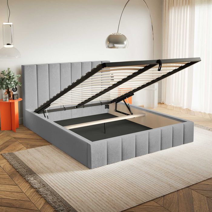 Łóżka łóżko tapicerowane IBIZA 160x200 180x200 pojemnik gratis