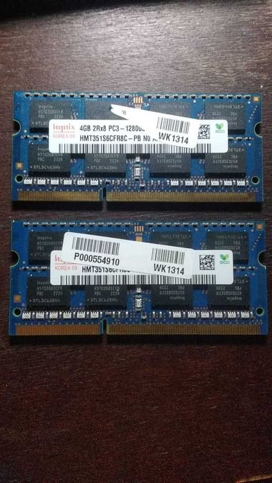 ОЗУ DDR3 4Gb (одна планка) для ноутбуків