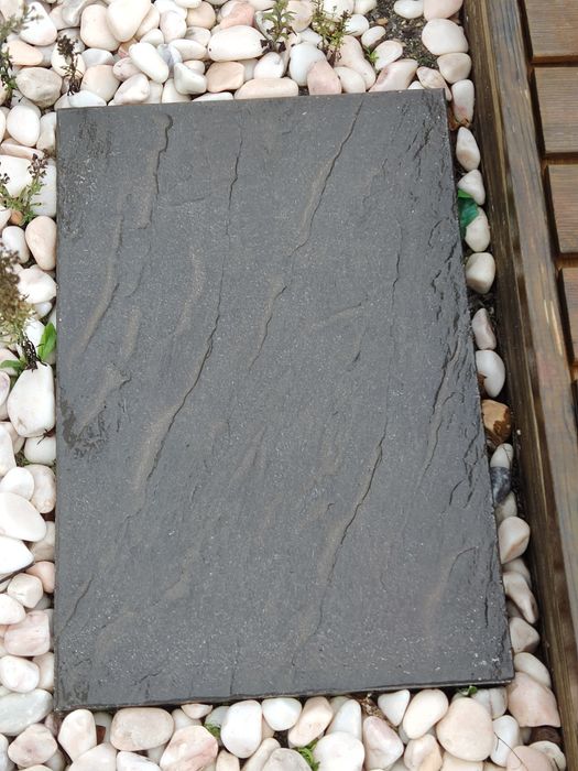 Chão de exterior - Ardósia preta