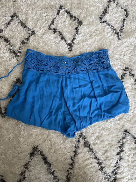 Krótkie letnie spodenki Calzedonia niebieskie S/36