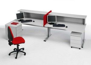 L-shaped Express Reception Desk with Front Panel64585176351489122